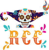 Lamp of Learning Tiger Doodle celebrating Hispanic Heritage Month with vibrant cultural patterns