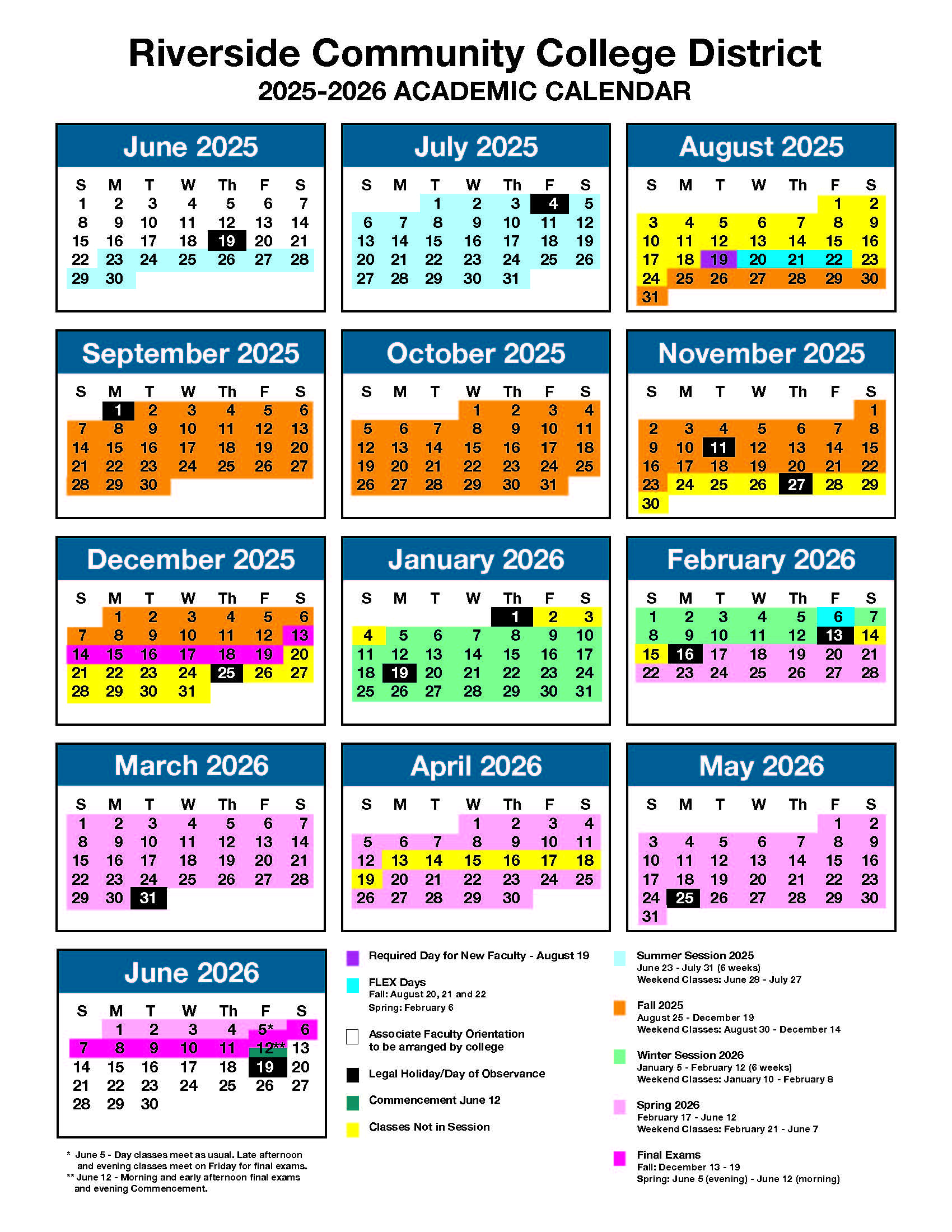 2025-2026 Calendar