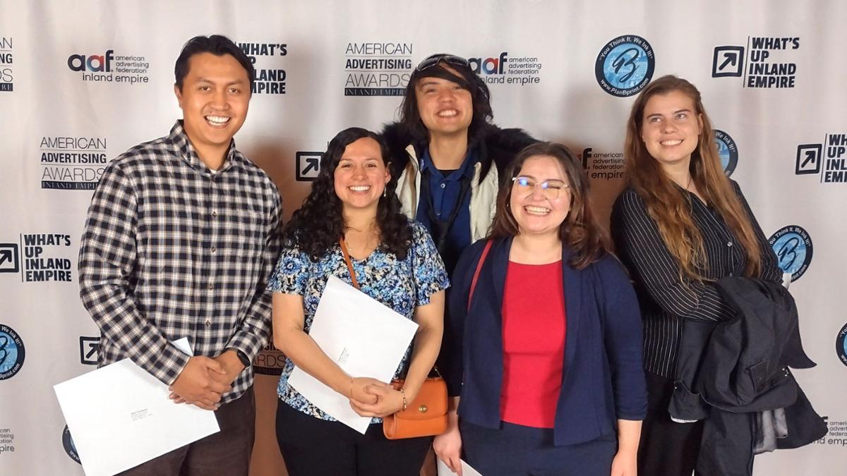 eft to right: Jeper Fernandez, Emily Sanderson, Joseph Varelas, Derya Emanet, and Lydia Shumate. 