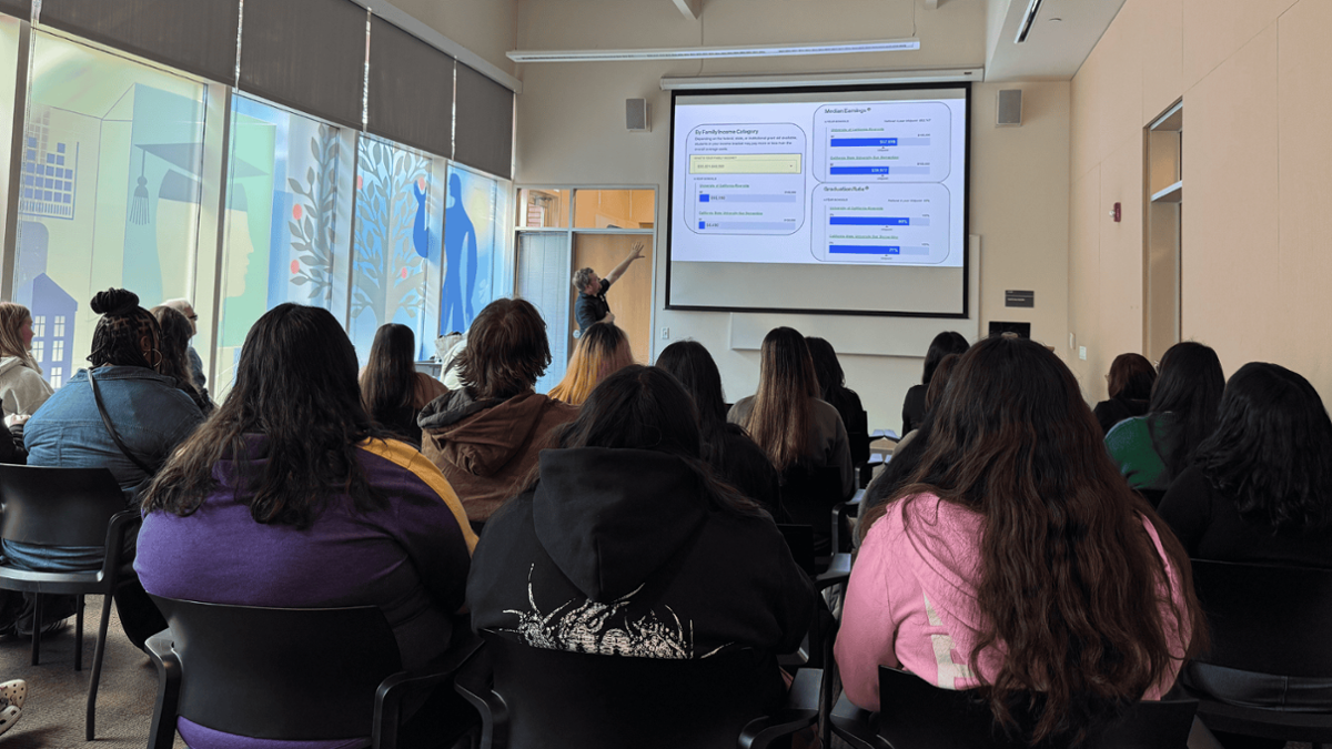 Students at UCR School of Education 