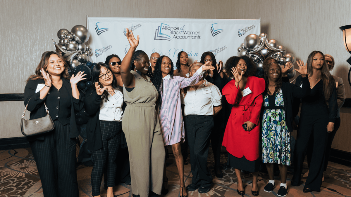 Group photo from Alliance of black women accountants