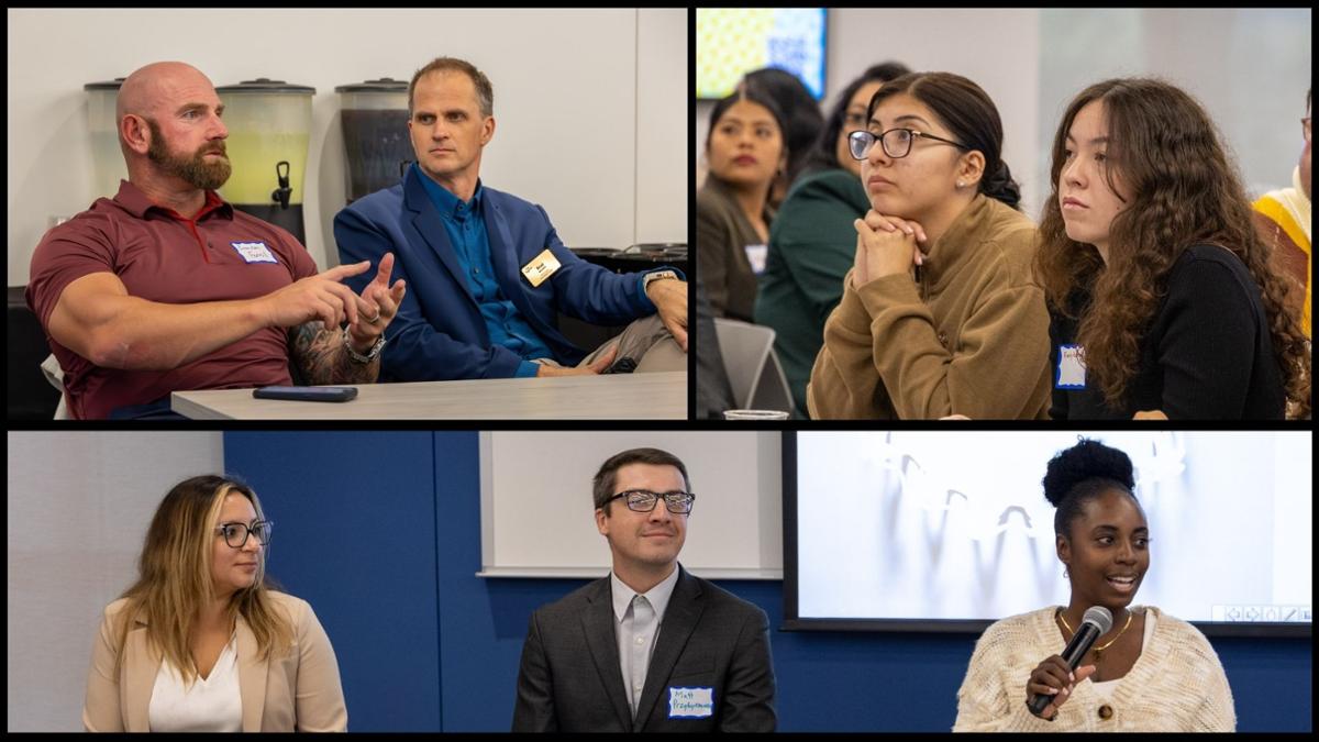 Students and presenters at the CPA event 