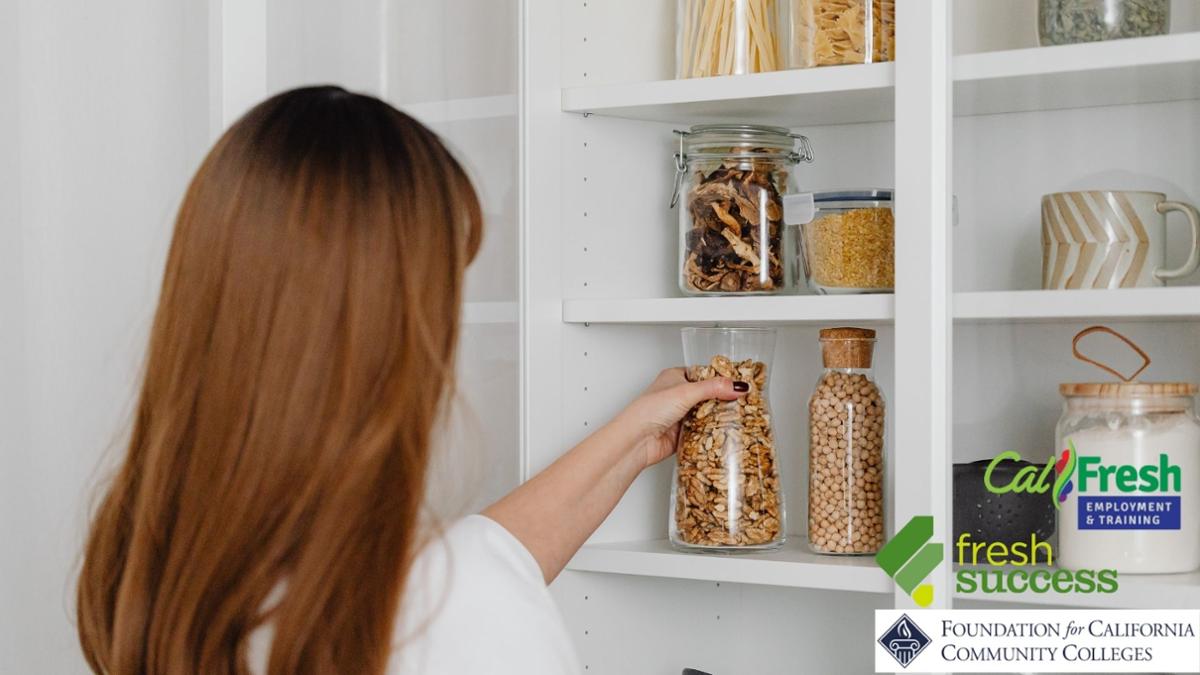 fresh success student in pantry