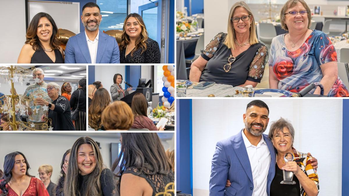 Collage of photos from the gateway gala