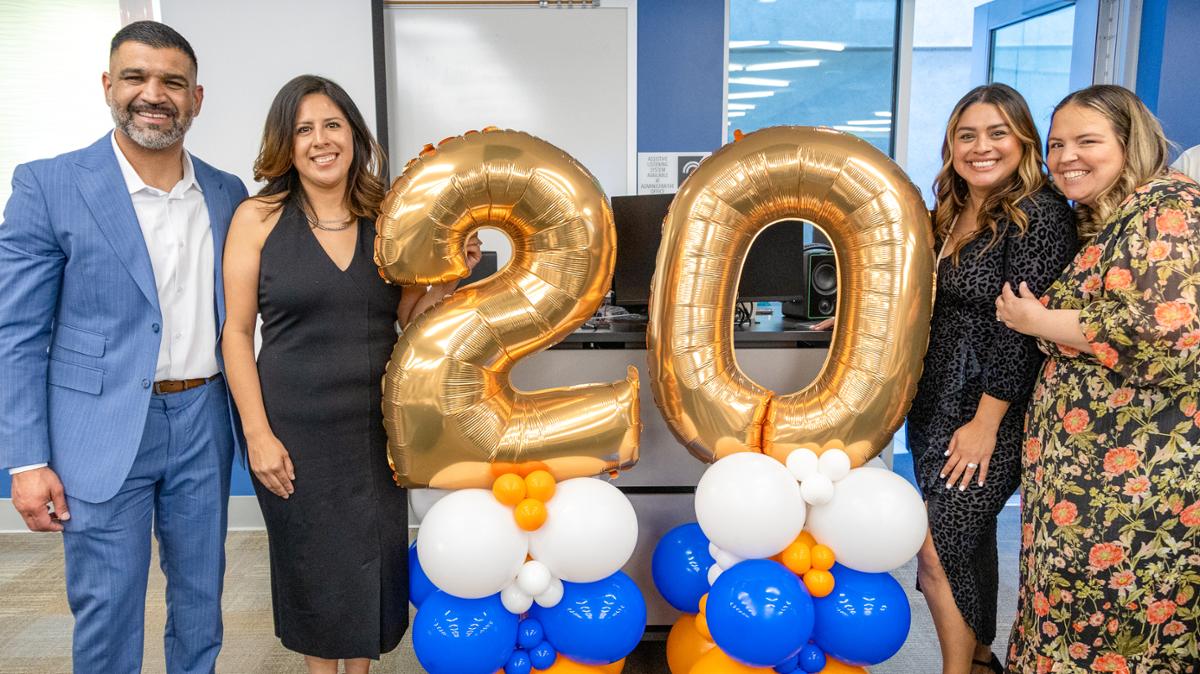 Gateway to College faculty and classified professionals with a 20 year balloon