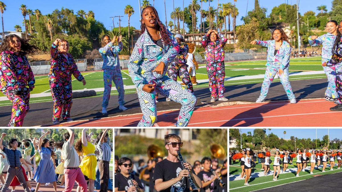 Homecoming Rally Colage