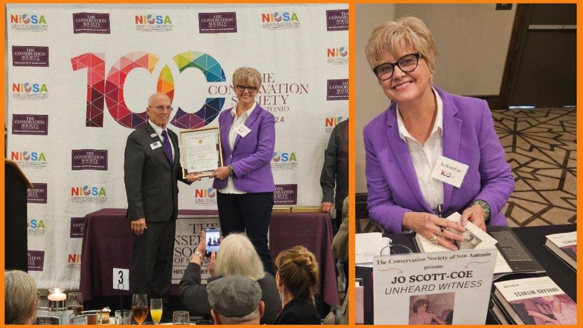 Jo-scott at awards ceremony 