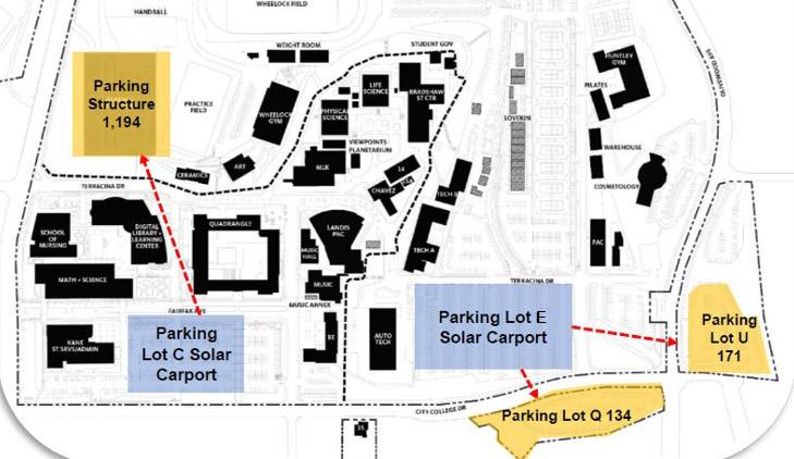 RCC alternative parking map RCC alternative parking map